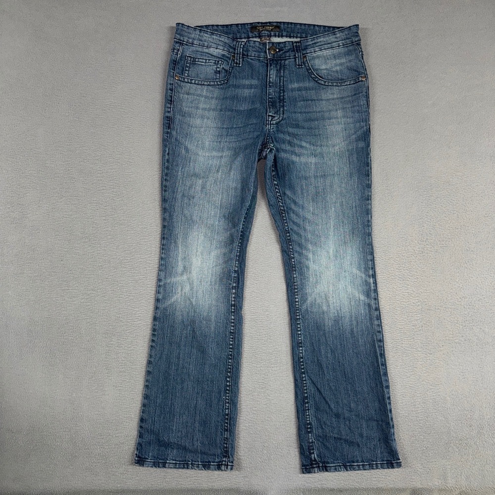 Cody James Jeans Mens 35x32 Blue Wyatt Slim Bootcut Stretch Denim Western Cowboy